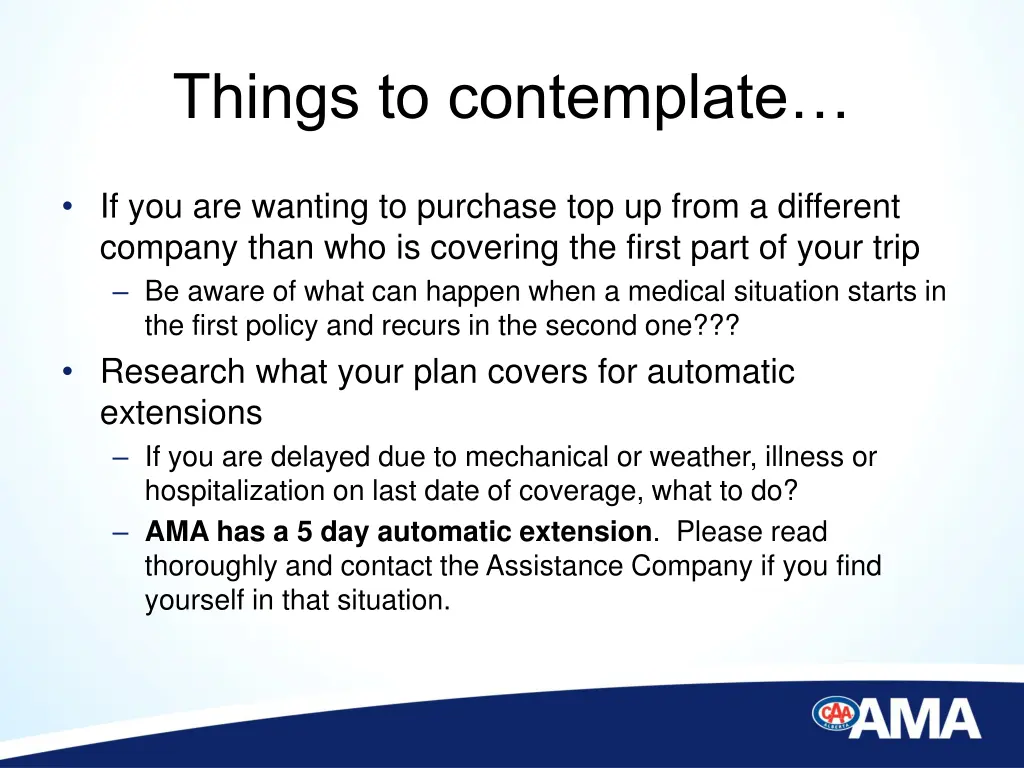 things to contemplate