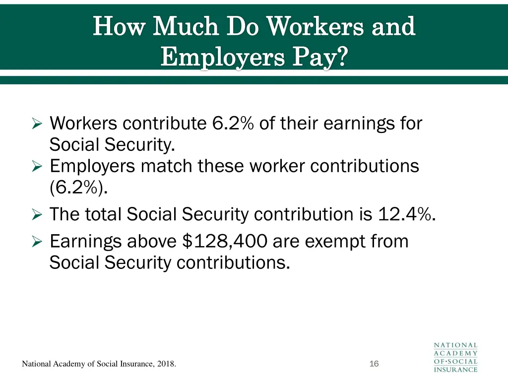 how much do workers and employers pay