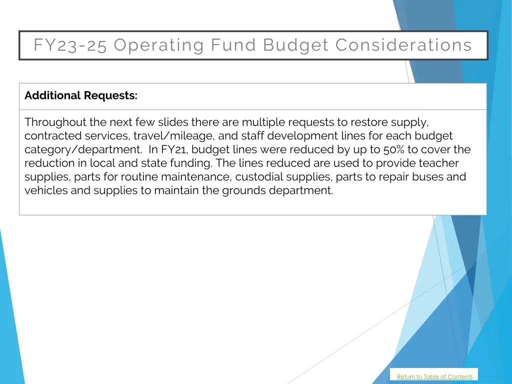 fy23 25 operating fund budget considerations 8