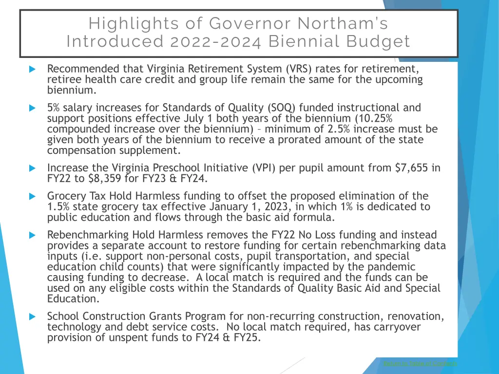 highlights of governor northam s introduced 2022