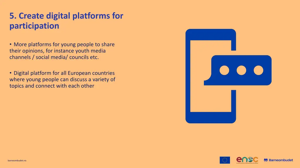 5 create digital platforms for participation