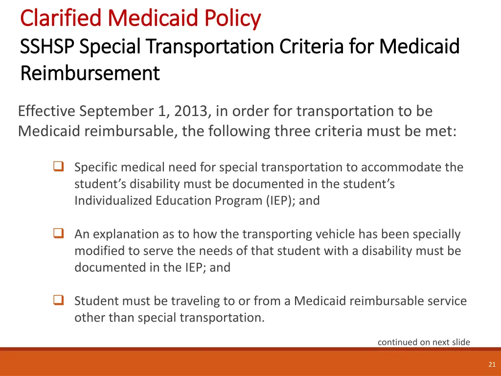 clarified clarified medicaid policy medicaid 1