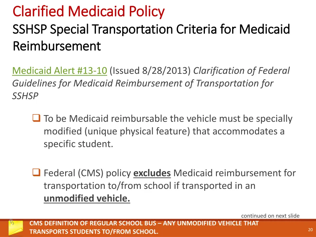 clarified clarified medicaid policy medicaid
