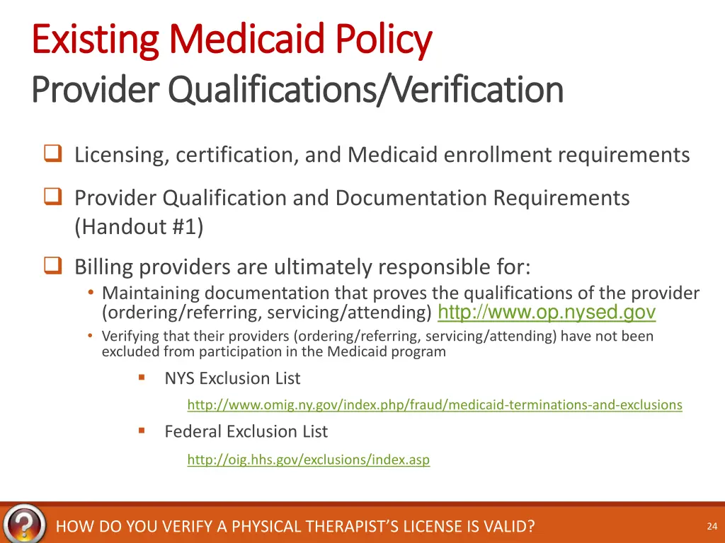 existing medicaid policy existing medicaid policy 1