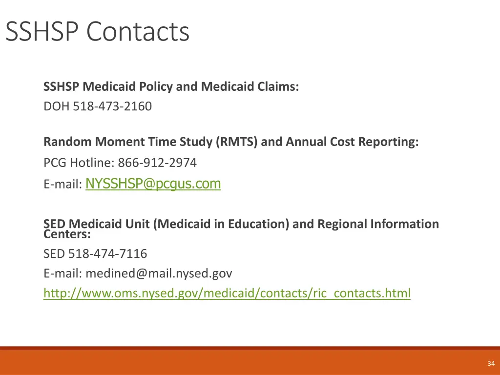 sshsp contacts