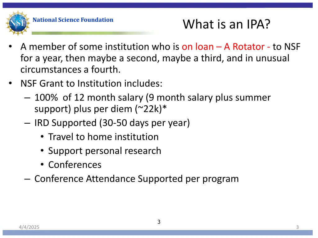 national science foundation 1
