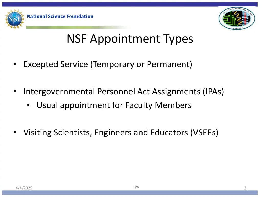 national science foundation