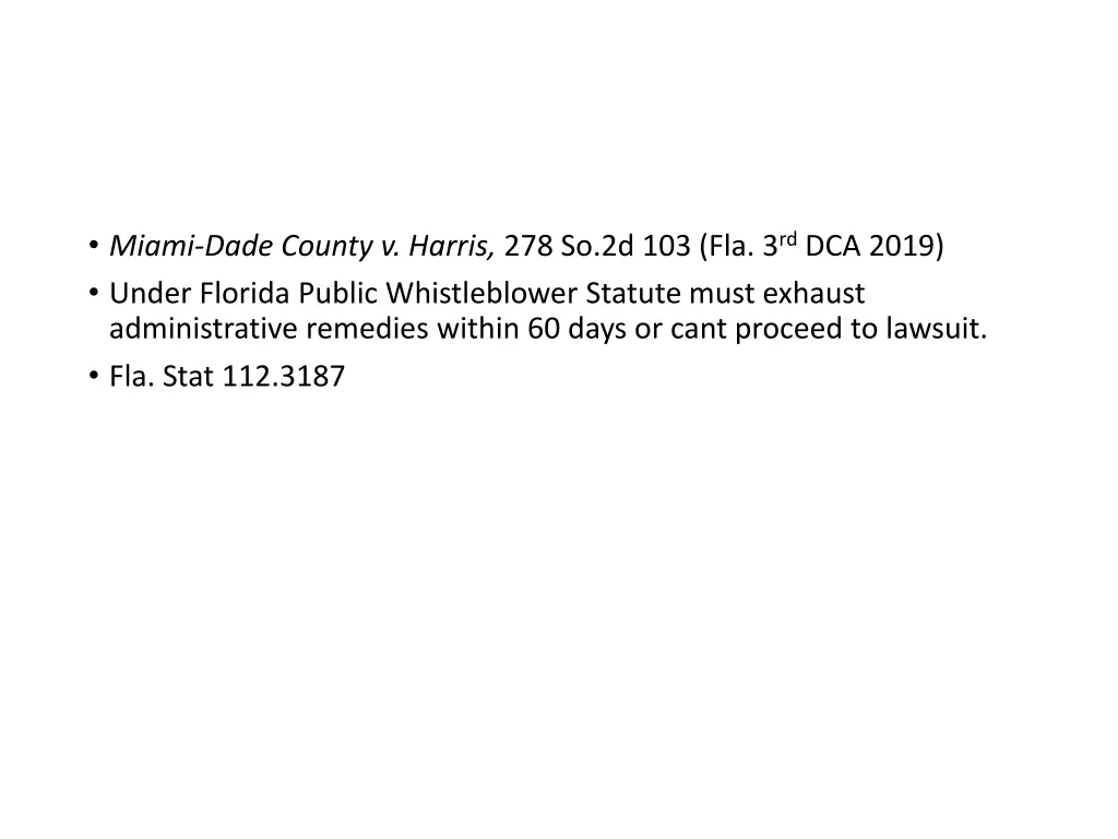 miami dade county v harris