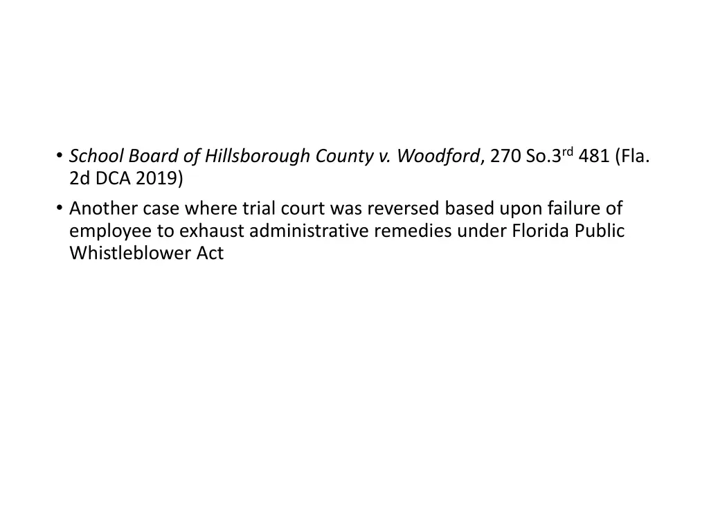 school board of hillsborough county v woodford