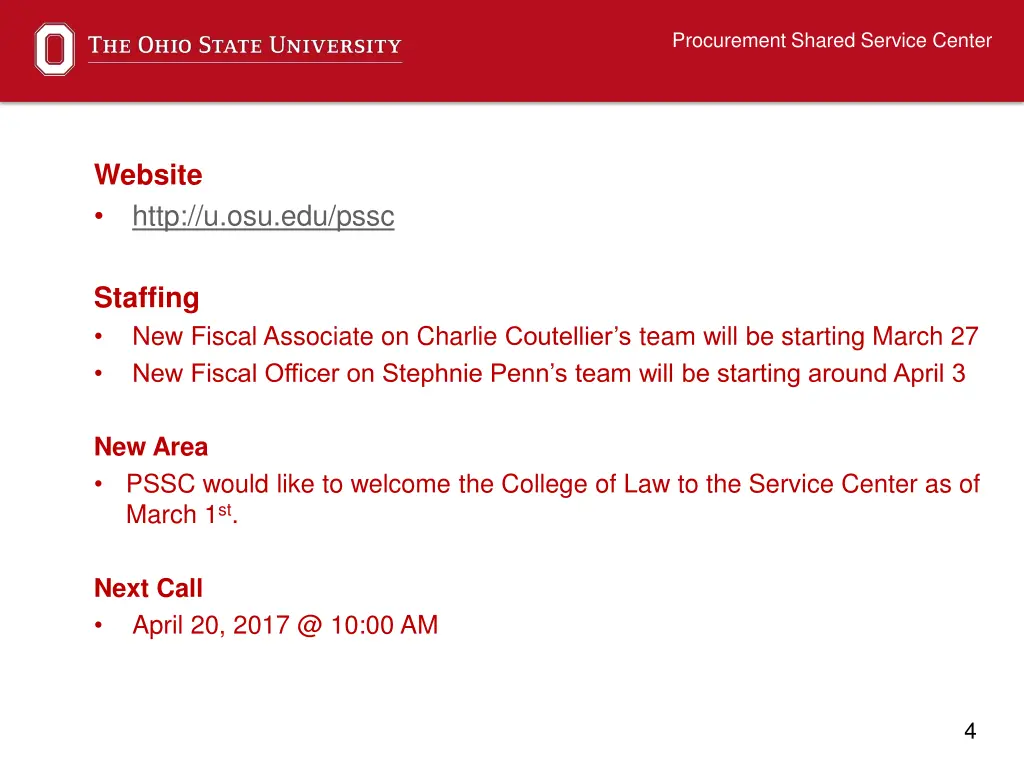 procurement shared service center 3