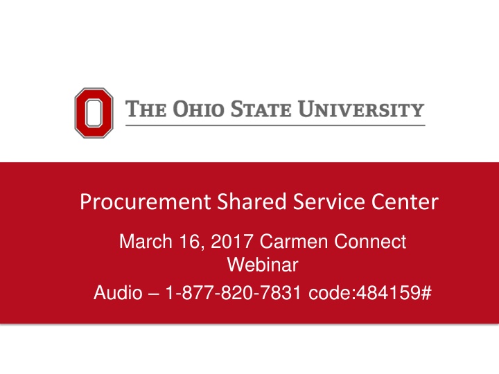 procurement shared service center