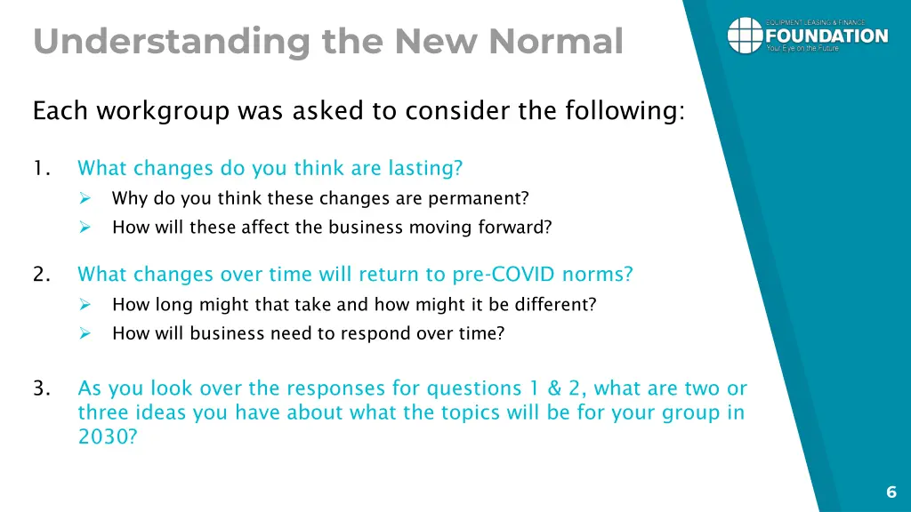 understanding the new normal