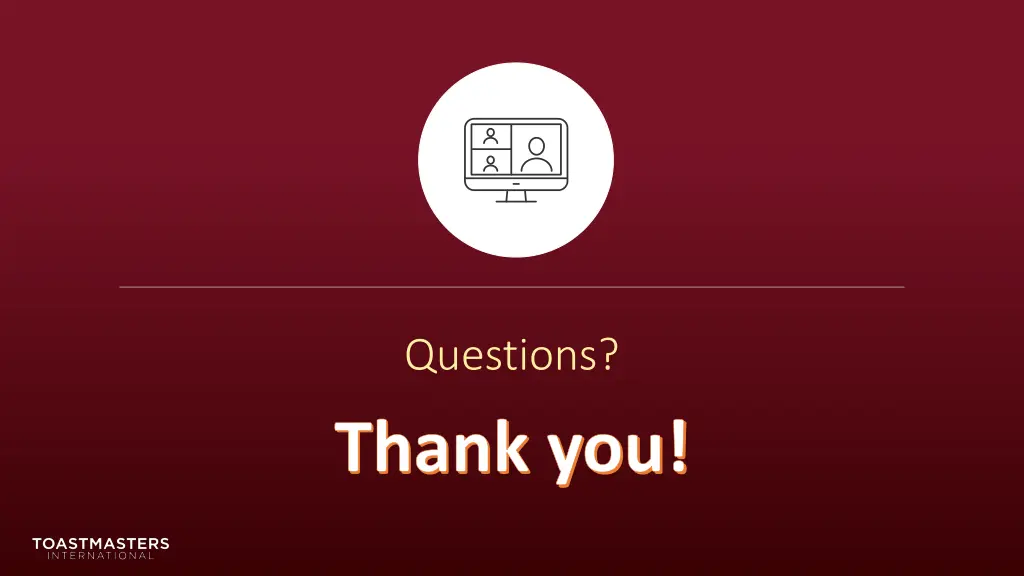 questions thank you