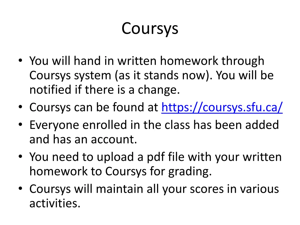coursys