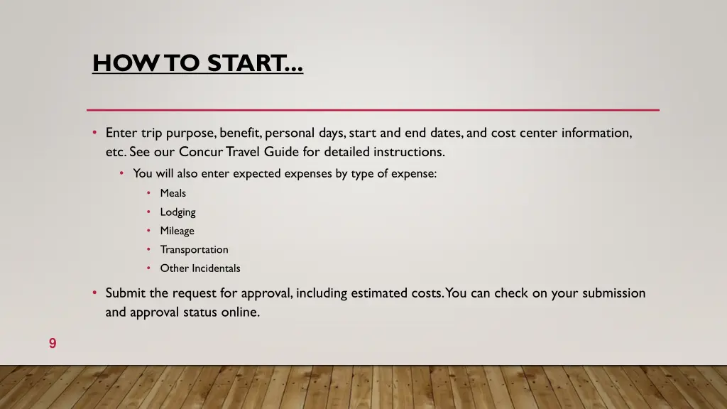 how to start 1