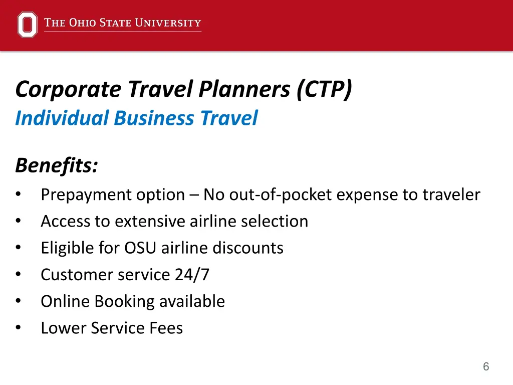 corporate travel planners ctp individual business