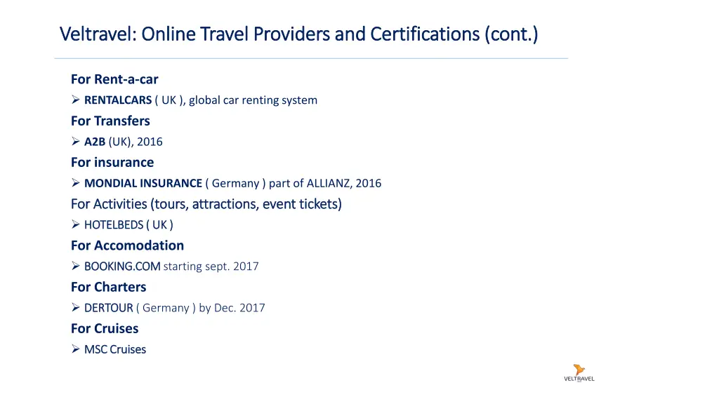 veltravel veltravel online travel providers 1