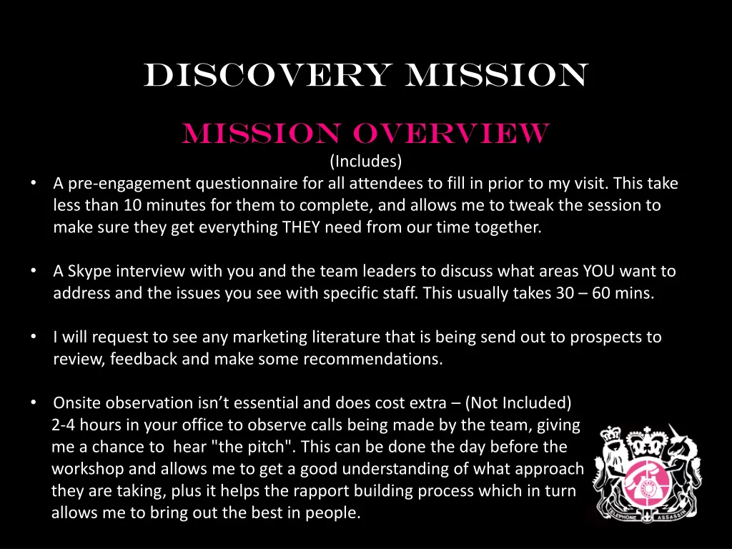 discovery mission