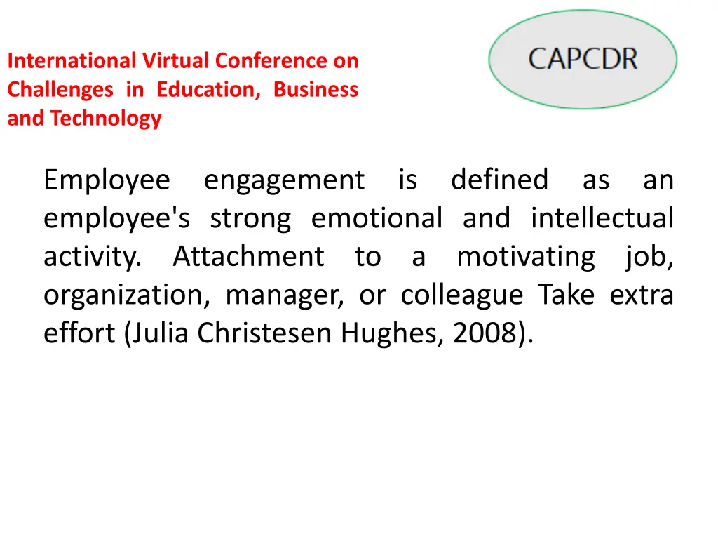 international virtual conference on challenges 5