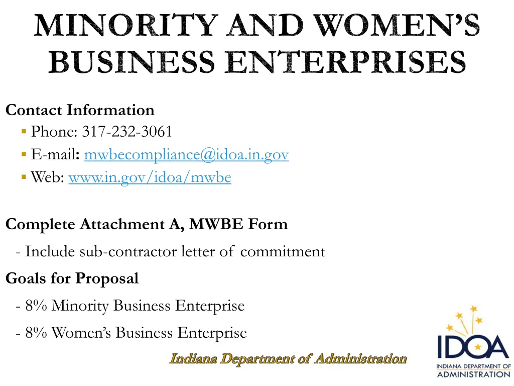 minority and women s business enterprises 1