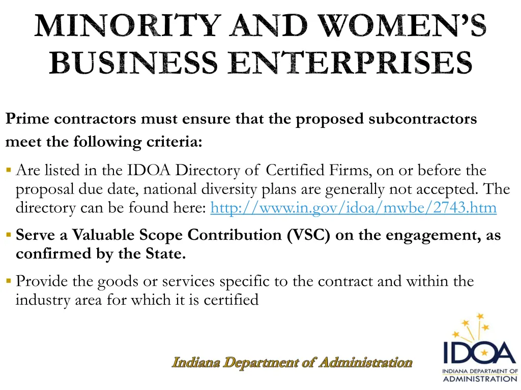 minority and women s business enterprises 2