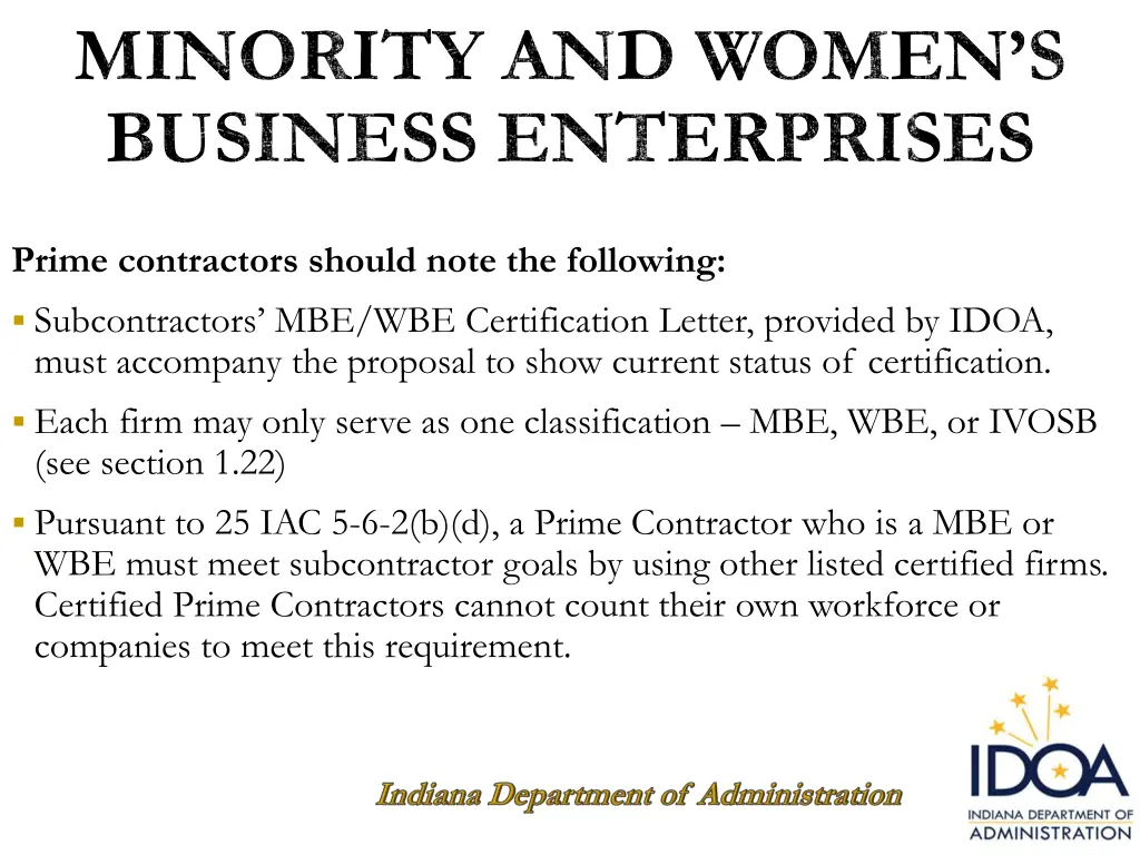 minority and women s business enterprises 3