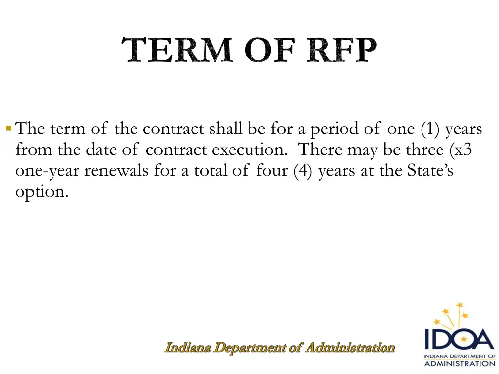 term of rfp