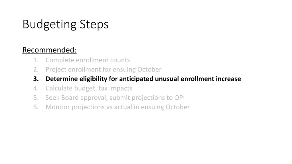 budgeting steps 2