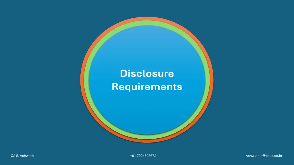 disclosure requirements