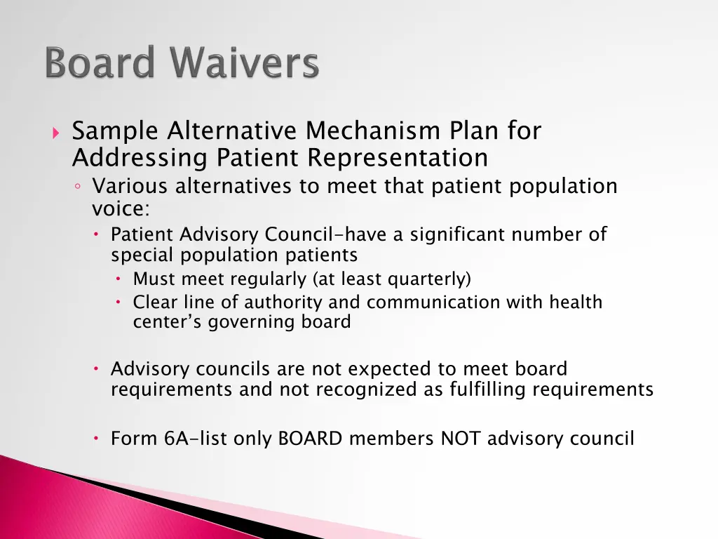 sample alternative mechanism plan for addressing
