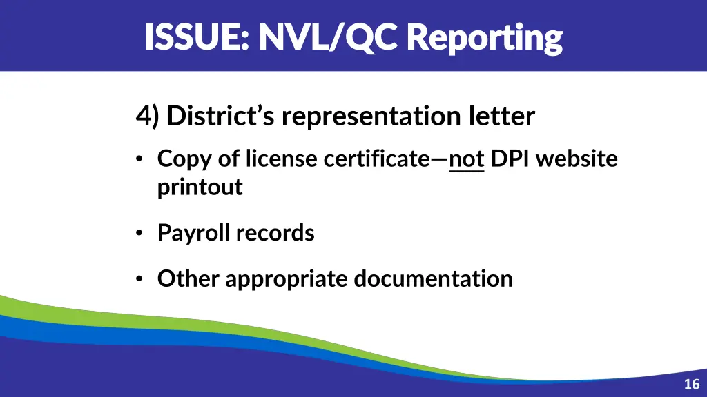 issue nvl qc reporting issue nvl qc reporting 2