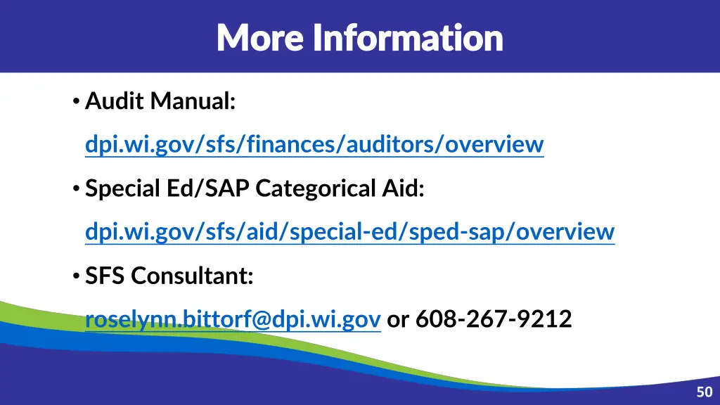more information more information