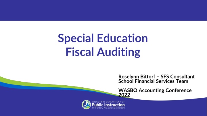 special education fiscal auditing