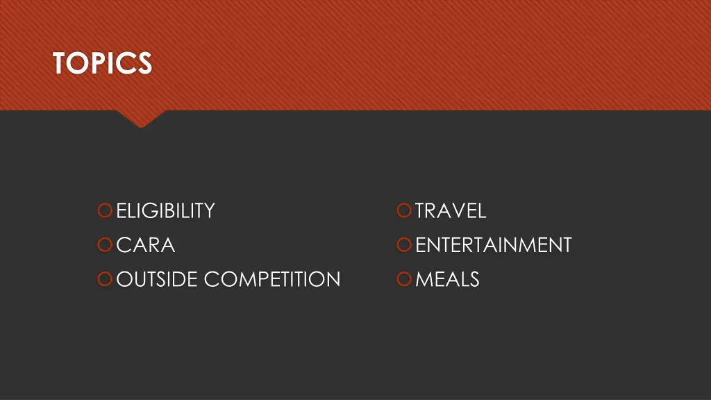 topics