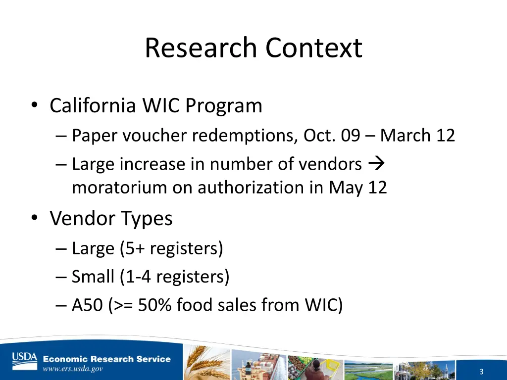 research context
