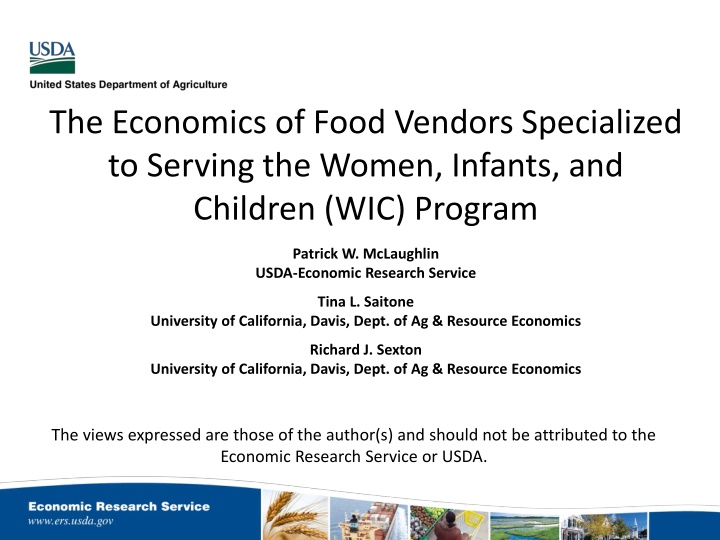 the economics of food vendors specialized