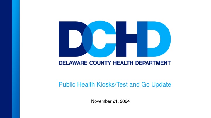 public health kiosks test and go update