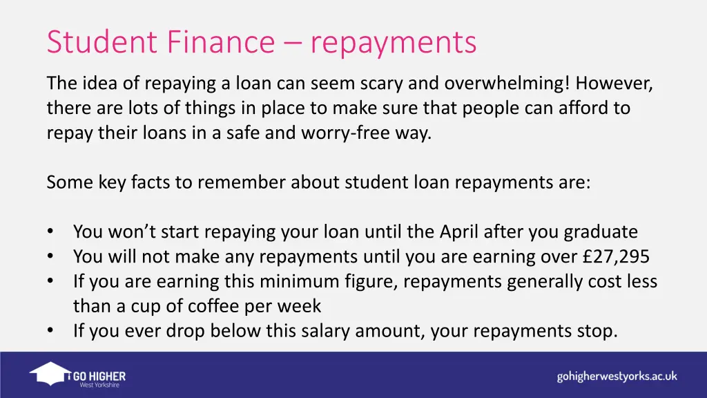 student finance repayments