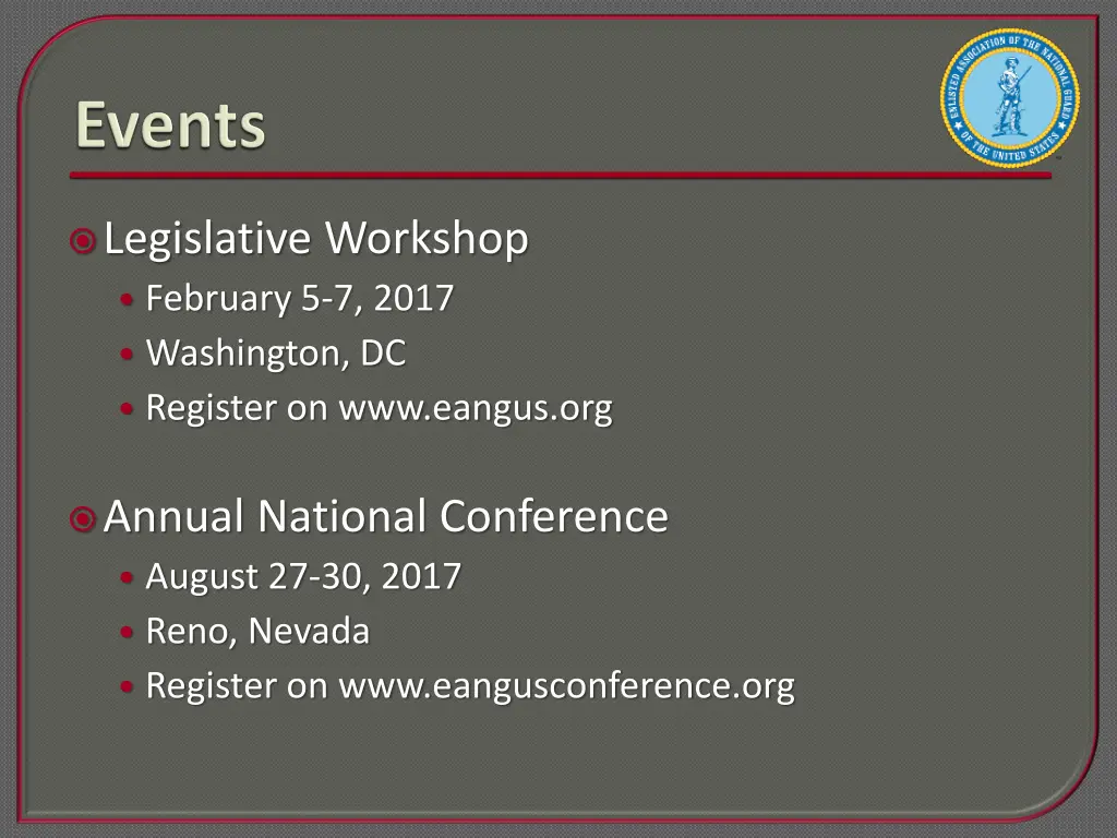 legislative workshop february 5 7 2017 washington