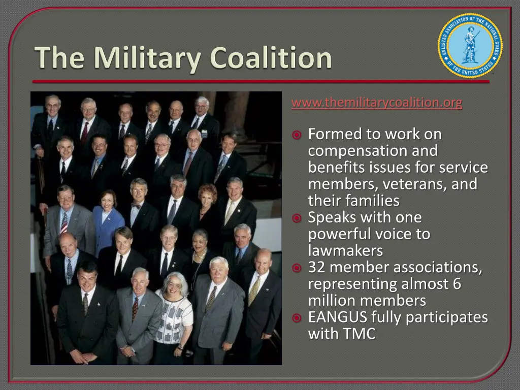 www themilitarycoalition org