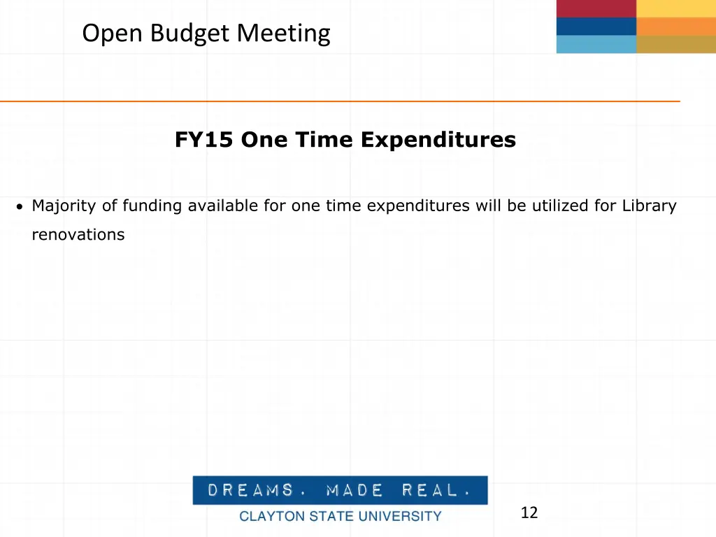 open budget meeting 7