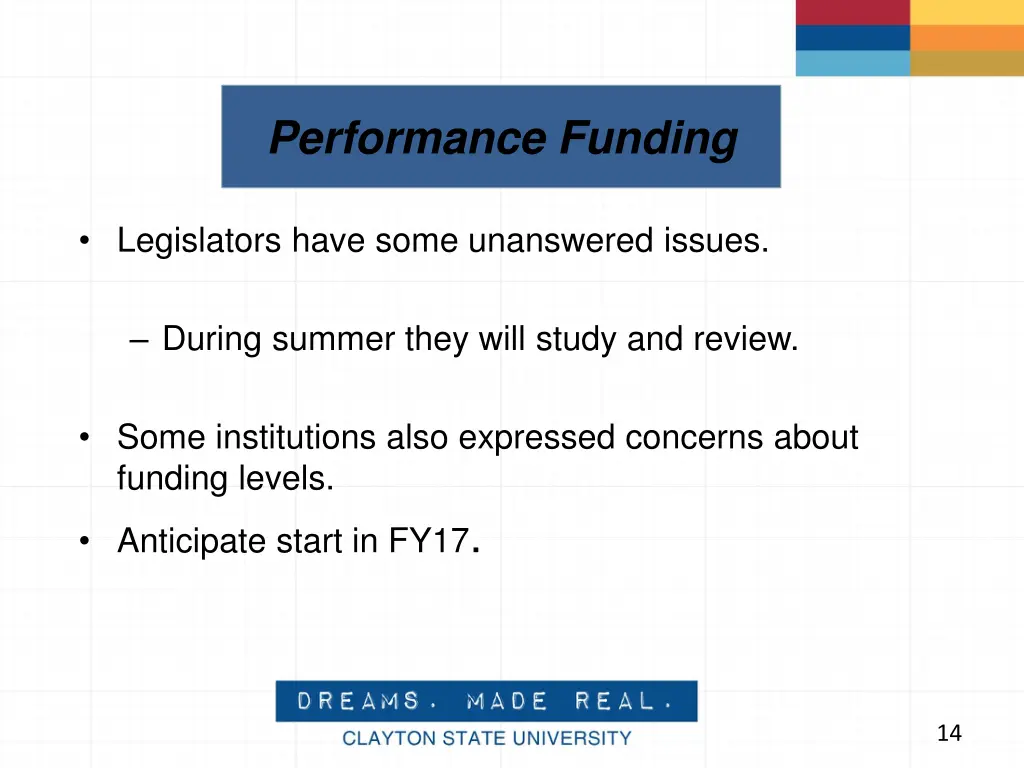 performance funding