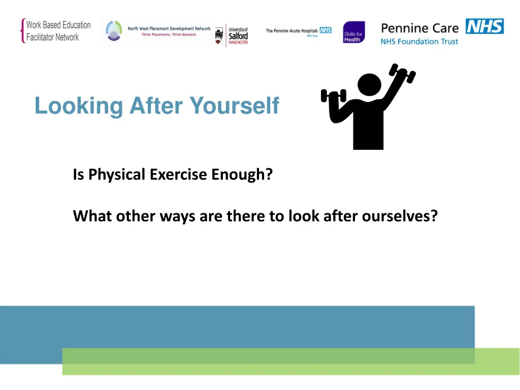 looking after yourself