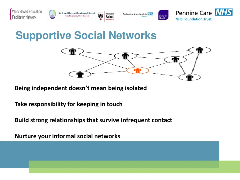 supportive social networks