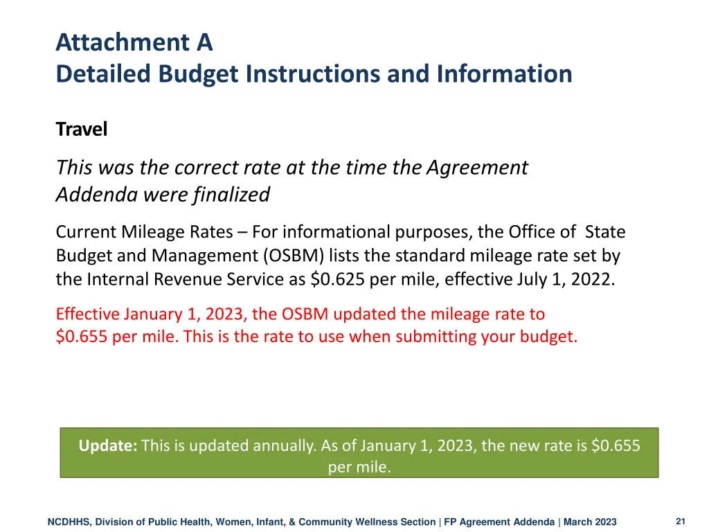 attachment a detailed budget instructions
