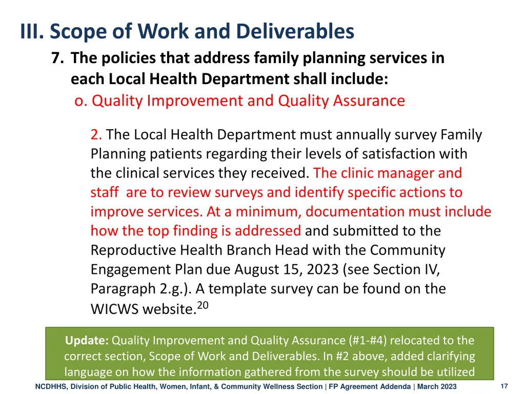 iii scope of work and deliverables 10