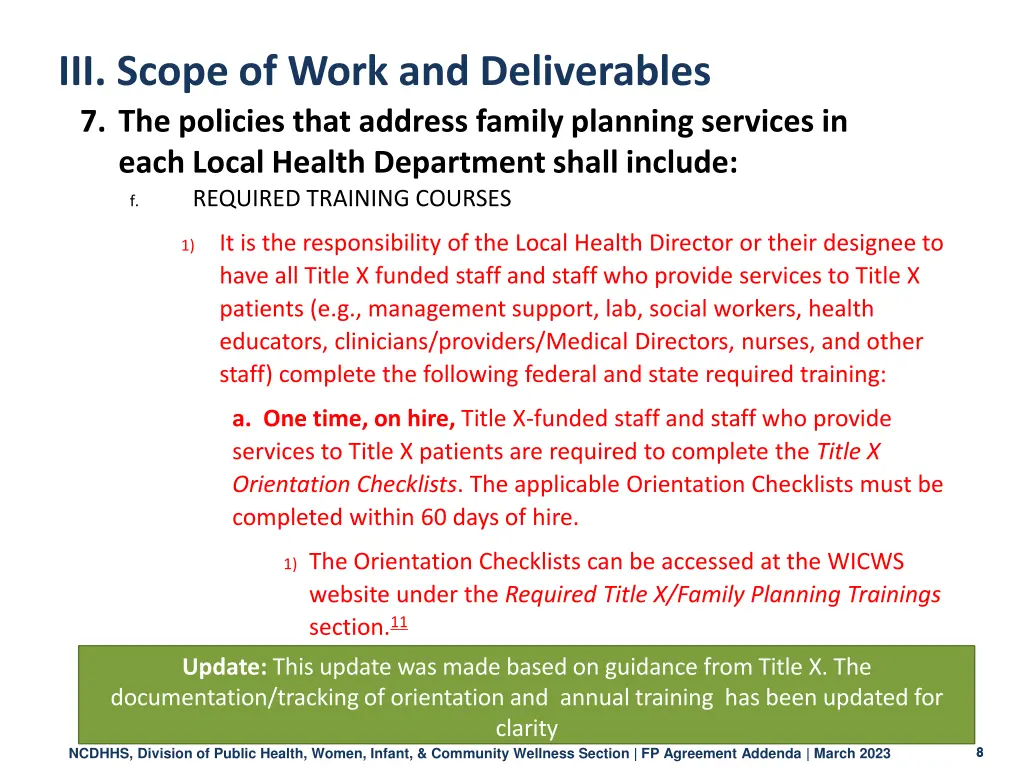 iii scope of work and deliverables 4
