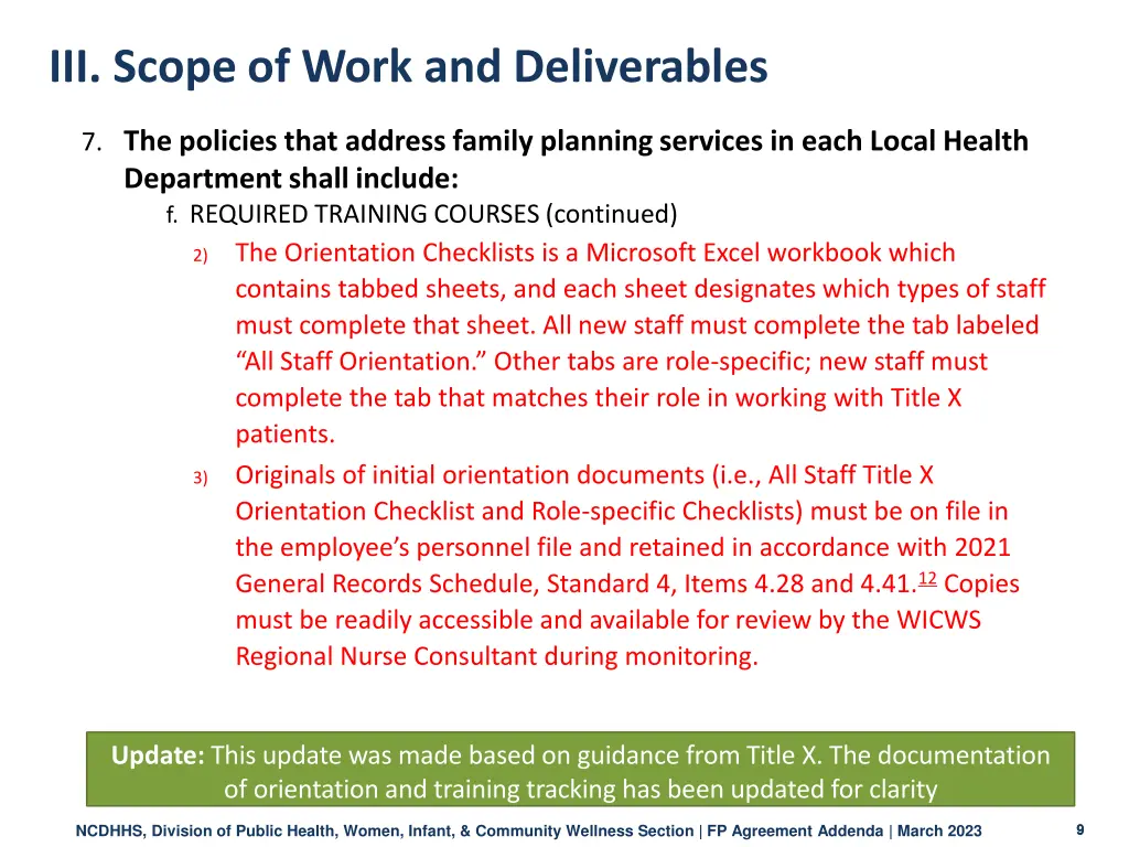 iii scope of work and deliverables 5