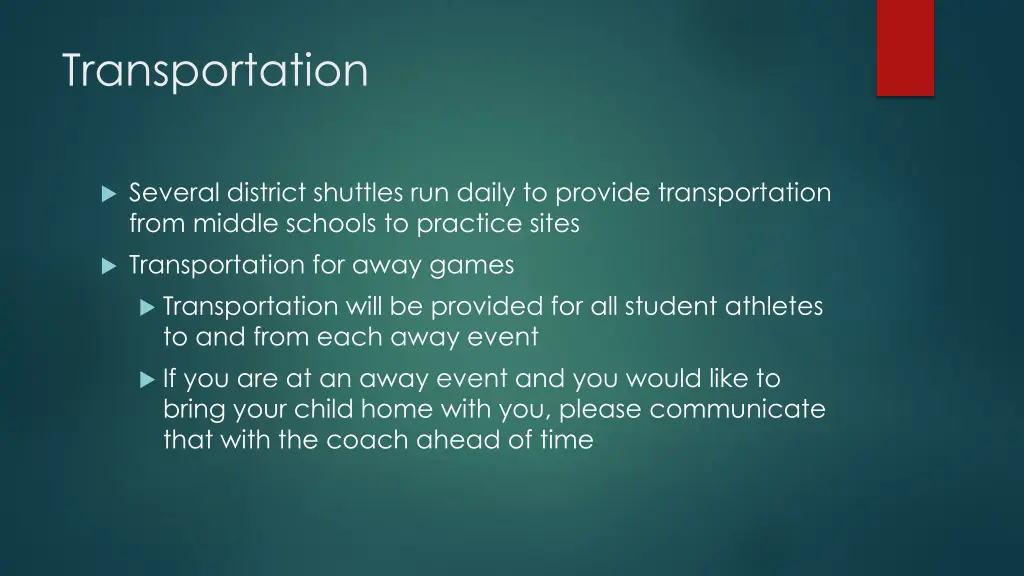 transportation