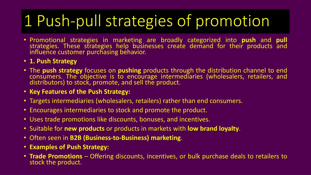 1 push pull strategies of promotion